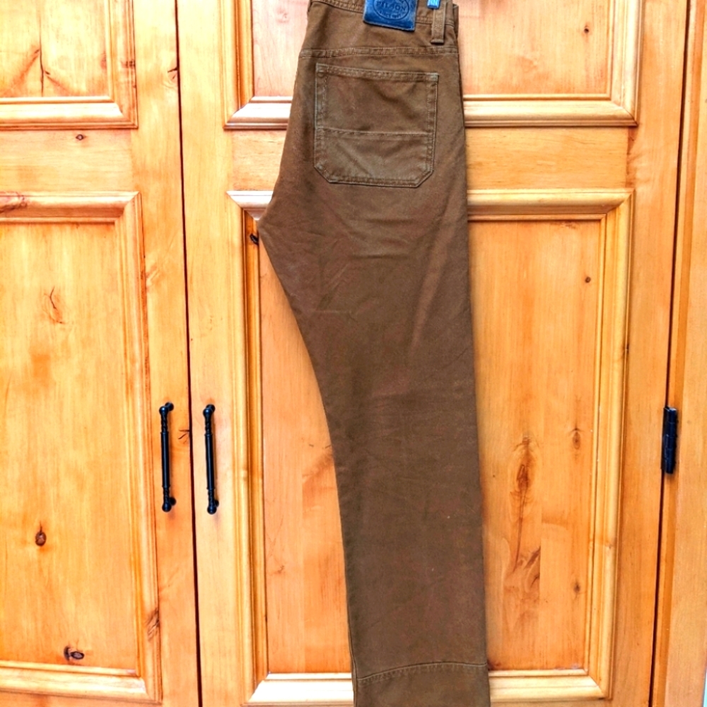 Filson Mens Dry Tin Cloth Pants Whiskey Size 32